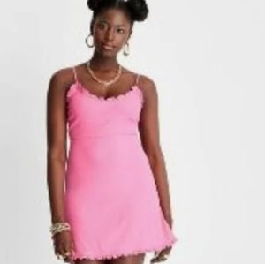 Cute pink short dress